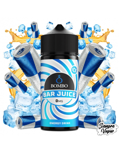 Energy Drink Ice 100ml Bar Juice by Bombo