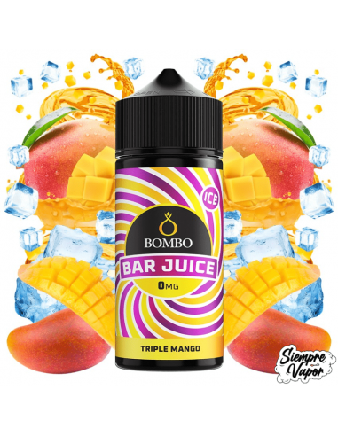 Triple Mango Ice 100ml Bar Juice by Bombo