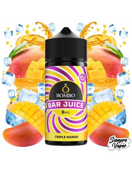 Triple Mango Ice 100ml Bar Juice by Bombo