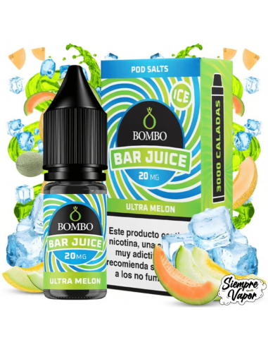 Ultra Melon Ice Sales 10ml Bar Juice by Bombo