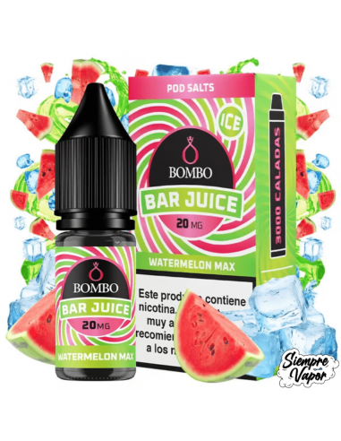 Watermelon Max Ice Sales 10ml Bar Juice by Bombo