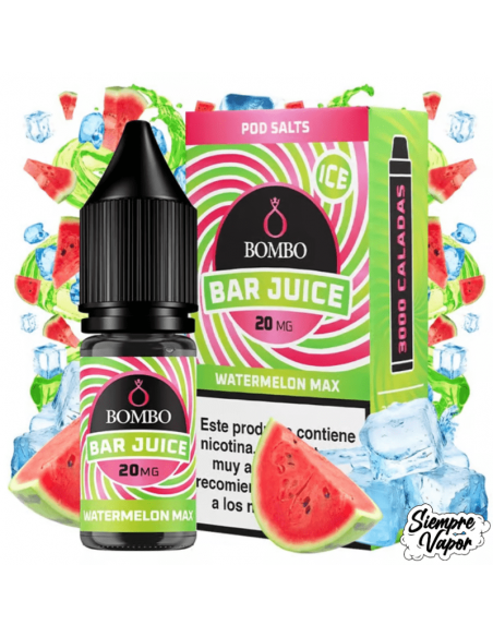 Watermelon Max Ice Sales 10ml Bar Juice by Bombo