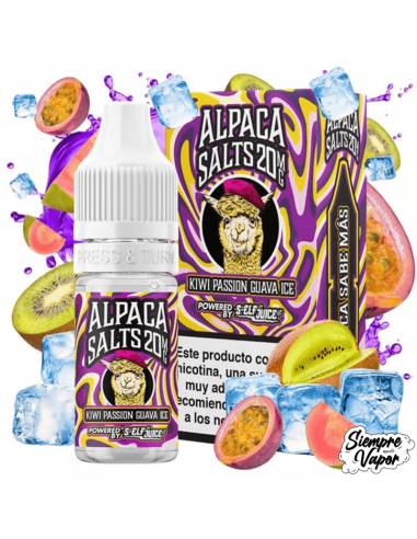 Sales Kiwi Passion Guava Ice 10ml Alpaca Salts