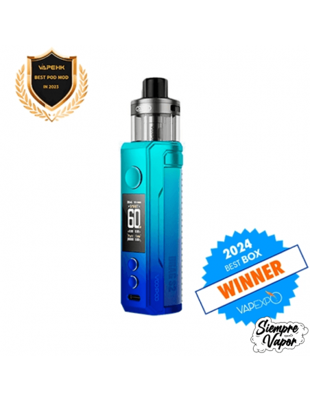 Drag S 2 Kit 60W Voopoo color azul
