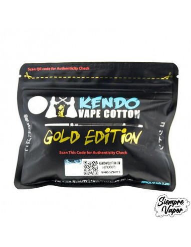 Kendo Vape Cotton Gold Edition