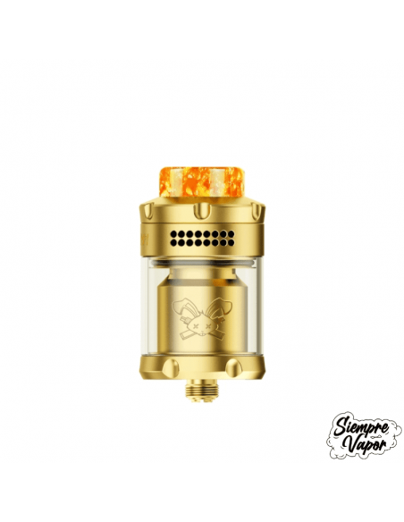 Dead Rabbit V3 RTA 2024 Hellvape color dorado