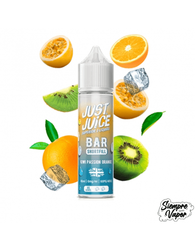 Kiwi Passion Fruit Orange 40ml Just Juice Bar