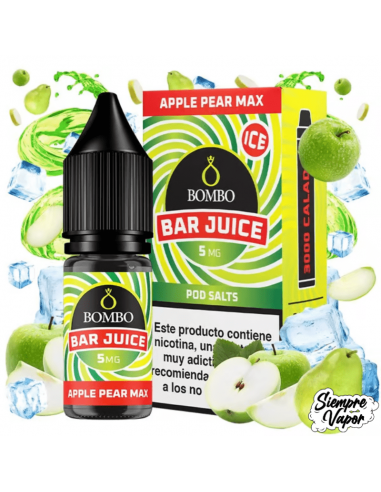 Sales Apple Pear Max Ice 10ml Bar Juice by Bombo