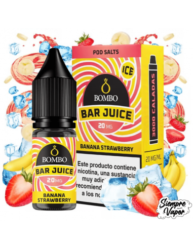 Sales Banana strawberry Ice 10ml Bar Juice by Bombo