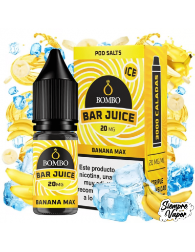 Sales Banana Max Ice 10ml Bar Juice by Bombo