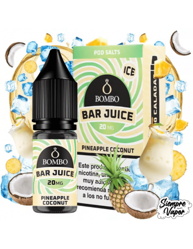 Sales Pineapple Coconut Ice 10ml Bar Juice by Bombo