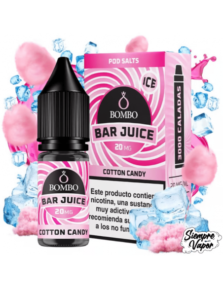 Sales Cotton Candy Ice 10ml Bar Juice by Bombo