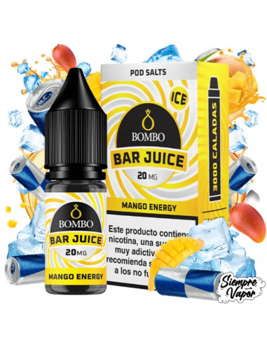 Sales Mango Energy Ice 10ml Bar Juice by Bombo