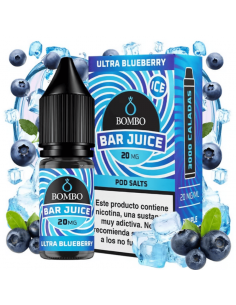 Sales Ultra Blueberry Ice 10ml Bar Juice by Bombo
