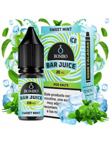 Sales Sweet Mint Ice 10ml Bar Juice by Bombo