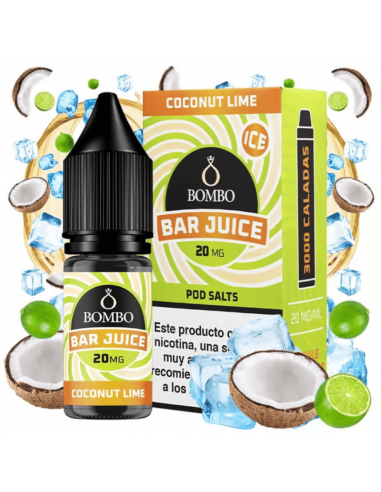 Sales Coconut Lime Ice 10ml Bar Juice by Bombo