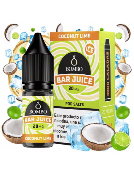 Sales Coconut Lime Ice 10ml Bar Juice by Bombo