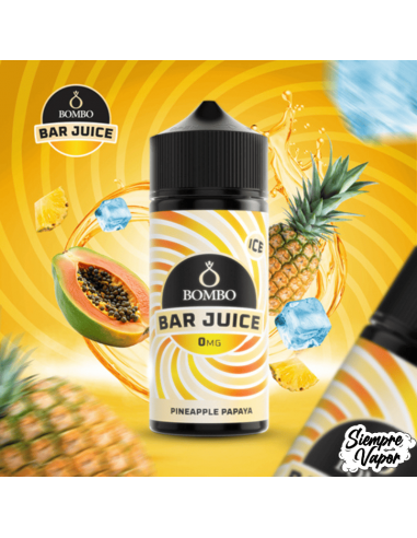 Pineapple Papaya Ice 24ml Longfill Bombo Bar Juice