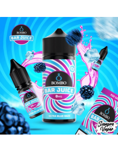 Ultra Blue Razz Ice 24ml Longfill Bombo Bar Juice