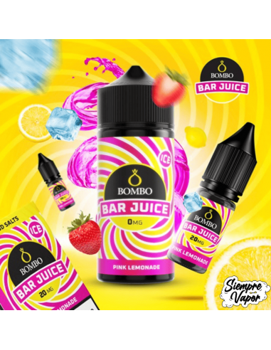 Pink Lemonade Ice 24ml Longfill Bombo Bar Juice
