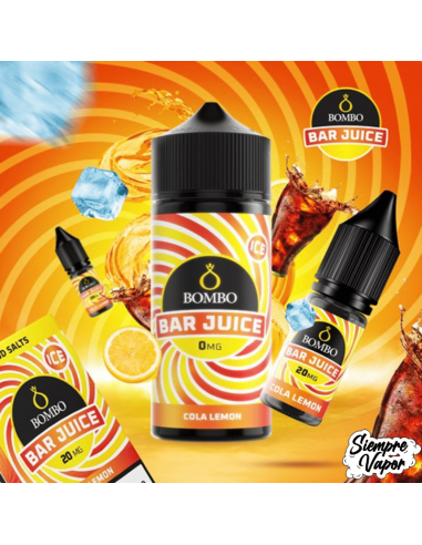 Cola Lemon Ice 24ml Longfill Bombo Bar Juice