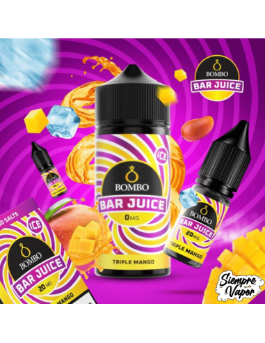 Triple Mango Ice 24ml Longfill Bombo Bar Juice