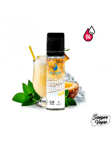 Piña Colada Ice All In 10ml Drops 3mg