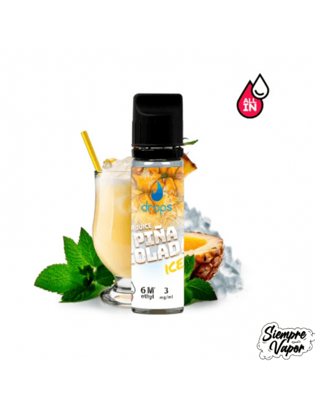 Piña Colada Ice All In 10ml Drops 3mg