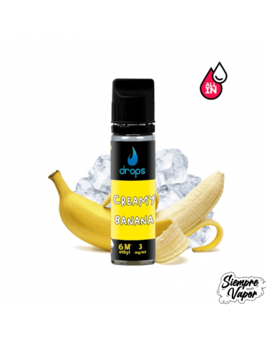Creamy Banana 10ml Special Pods All in Drops 3mg