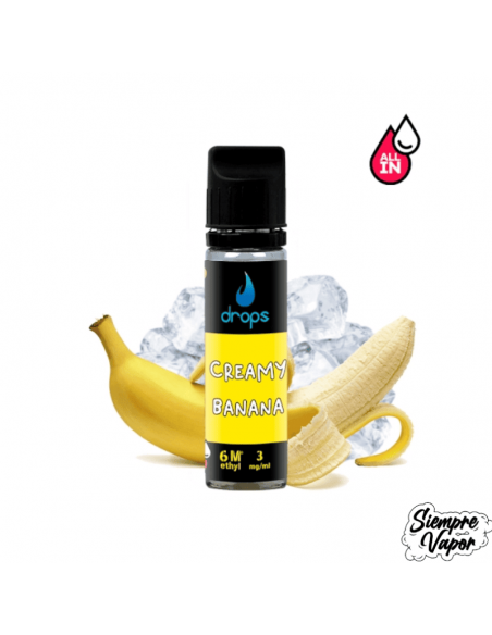 Creamy Banana 10ml Special Pods All in Drops 3mg