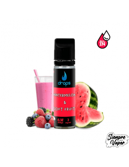 Watermelon & Soft Fruit 10ml Special Pods All In- Drops