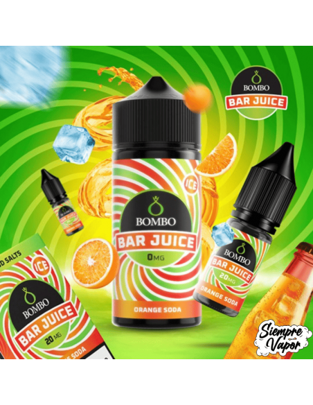 Orange Soda Ice 24ml Longfill Bombo Bar Juice