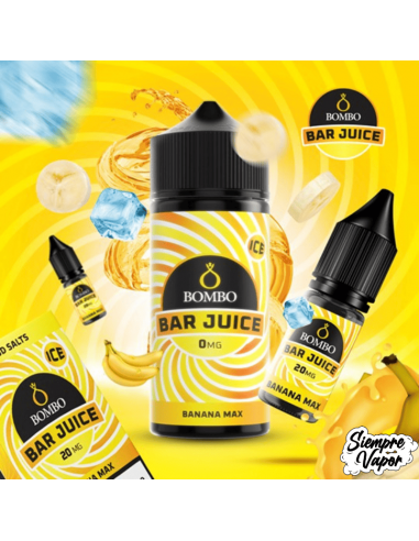 Banana Max Ice 24ml Longfill Bombo Bar Juice