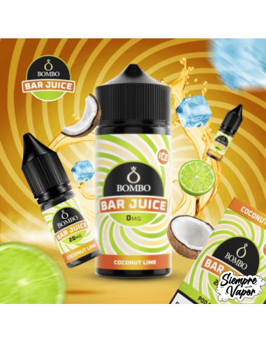 Coconut Lime Ice 24ml Longfill Bombo Bar Juice