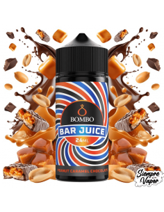 Peanut Chocolate Caramel 24ml Longfill Bombo Bar Juice