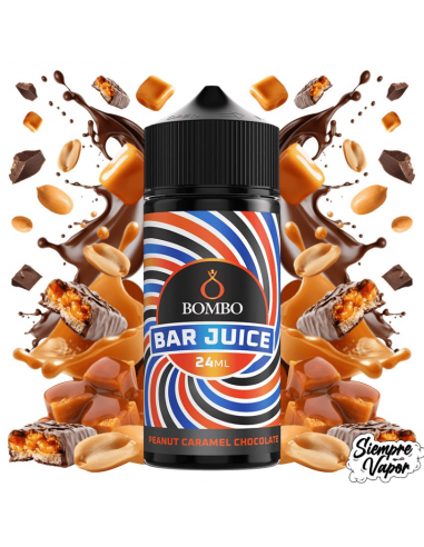 Peanut Chocolate Caramel 24ml Longfill Bombo Bar Juice