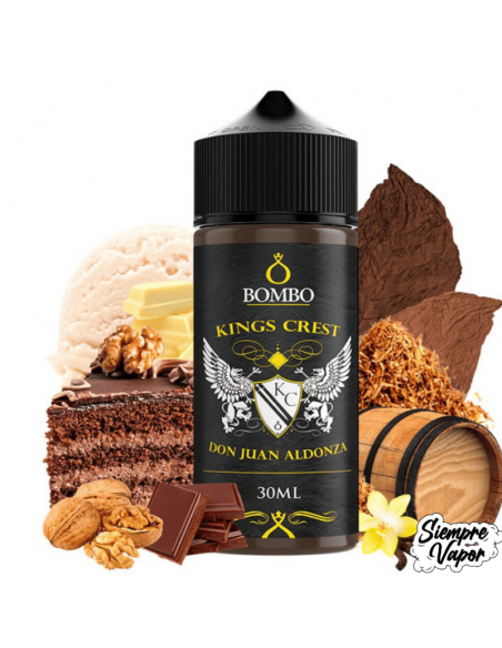 Aroma Don Juan Aldonza 30ml – Kings Crest & Bombo | Sabor Premium