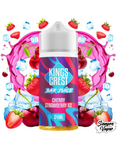 Cherry Strawberry Ice 24ml Longfill King Crest Bar Juice
