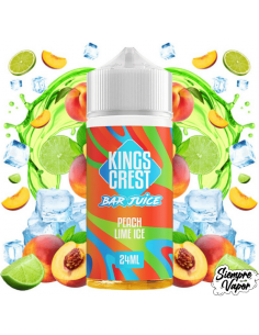 Peach Lime Ice 24ml Longfill King Crest Bar Juice