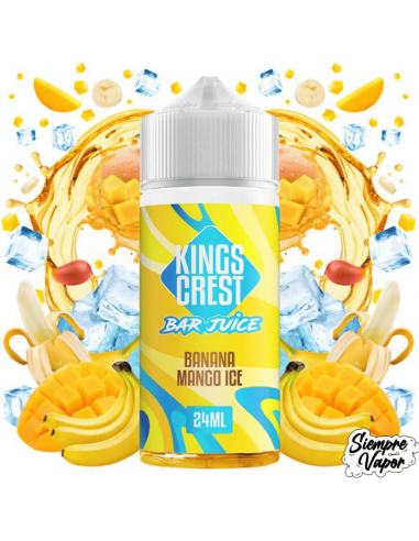 Banana Mango Ice 24ml Longfill King Crest Bar Juice