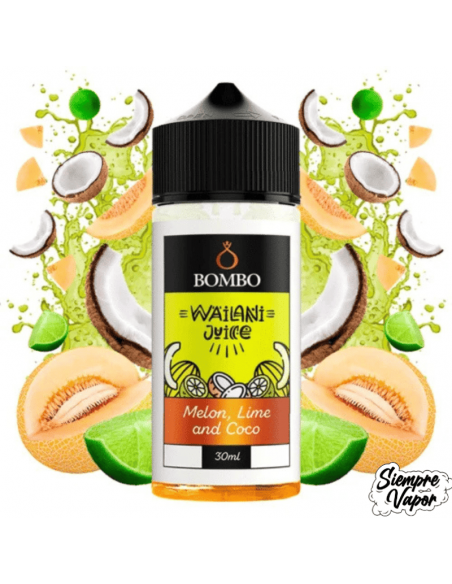 Melon, Lime and Coco 30ml Longfill Wailani Juice by Bombo