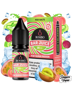 Kiwi Guava Passion Ice Sales 10ml Bar Juice by Bombo