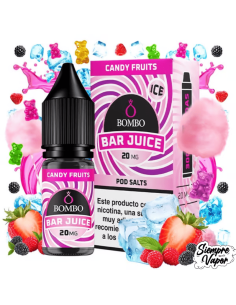 Candy Fruits Ice Sales 10ml Bar Juice by Bombo