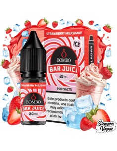 Strawberry Milkshake Ice Sales 10ml Bar Juice by Bombo