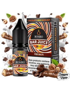 Chocolate Milk Hazelnut Sales 10ml Bar Juice by Bombo
