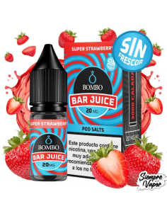 Super Strawberry Sin Frescor Sales 10ml Bar Juice by Bombo