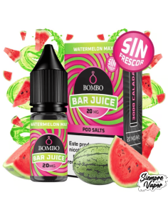 Watermelon Max Sales Sin Frescor 10ml Bar Juice by Bombo