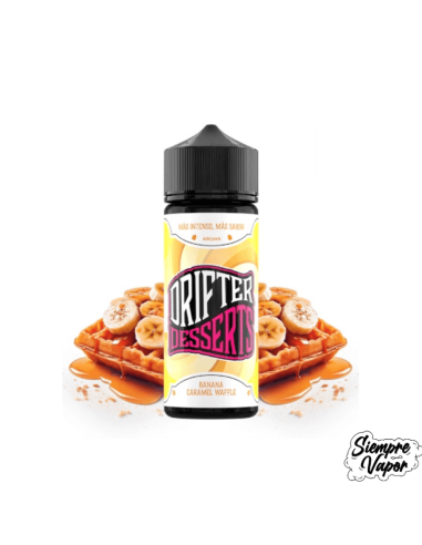 Banana Caramel Waffer Longfill 24ml Drifter Desserts