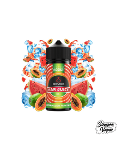 Watermelon Papaya Ice 10ml Longfill Hyper Boost Bombo Bar Juice