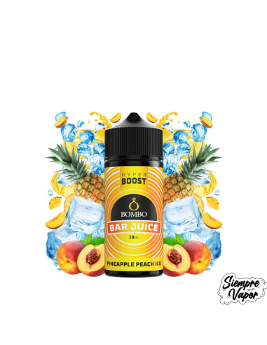 Pineapple Peach Ice 10ml Longfill Hyper Boost Bombo Bar Juice